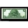Image 2 : Albion, IL - $5 1902 Plain Back Fr. 600 The First NB Ch. # 8429An absolutely lovely cut sheet of fou