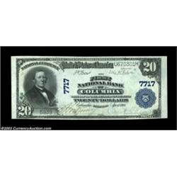 Columbia, IL - $20 1902 Plain Back Fr. 650 The First NB Ch. # 7717A lovely note that our consignor h