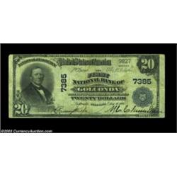 Golconda, IL - $20 1902 Plain Back Fr. 650 The First NB Ch. # 7385A very scarce large note with just