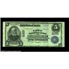Image 1 : Harrisburg, IL - $5 1902 Plain Back Fr. 606 The City NB Ch. # 5153A tougher bank in large size from.