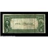 Image 2 : Jacksonville, IL - $5 1882 Value Back Fr. 574 The Ayers NB Ch. # (M)5763A pleasing example of this v
