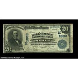 Joliet, IL - $20 1902 Plain Back Fr. 654 The Will County NB Ch. # (M)1882Evenly circulated Fine larg