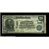 Image 1 : Joliet, IL - $20 1902 Plain Back Fr. 654 The Will County NB Ch. # (M)1882Evenly circulated Fine larg
