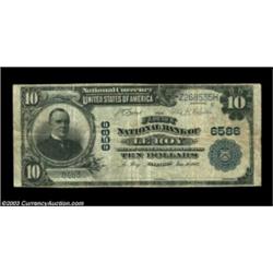 LeRoy, IL - $10 1902 Plain Back Fr. 624 The First NB Ch. # 6586A very scarce large size example from