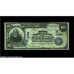 Ottawa, IL - $10 1902 Date Back Fr. 616 First NB of Ottawa Ch. #(M)1154A problem free Date Back from