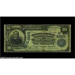Rockford, IL - $10 1902 Plain Back Fr. 627 Swedish-American NB of Rockford Ch. #(M) 9823An ethnic ba