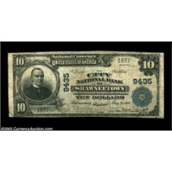 Shawneetown, IL - $10 1902 Plain Back Fr. 626 The City NB Ch. # 9435An excessively rare Shawneetown.