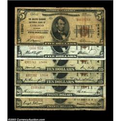 $70 in Chicago Small Size Nationals Chicago, IL - $5 1929 Ty. 1 Halsted NB Ch. #12945 FineChicago, I
