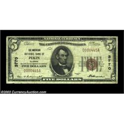 Pekin 1929's in Type 1 and Type 2Pekin, IL - $10 1929 Ty. 1 American NB Ch. #3770 VFPekin, IL - $20.