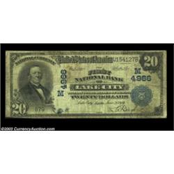 Lake City, IA - $20 1902 Plain Back Fr. 657 First NB of Lake City Ch. # (M)4966This community was fo