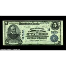 Waterloo, IA - $5 1902 Plain Back Fr. 606 Leavitt & Johnson NB of Waterloo Ch. # (M)5120An interesti