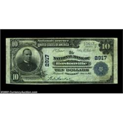 Hustonville, KY - $10 1902 Plain Back Fr. 624 The NB of Hustonville Ch. # 2917A nice grade example f