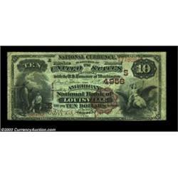 Louisville, KY - $10 1882 Brown Back Fr. 487 American NB of Louisville Ch. # (S)4956A scarce large-o