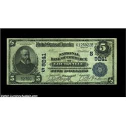 Louisville, KY - $5 1902 Date Back Fr. 592 NB of Commerce of Louisville Ch. # (S)9241A very scarce l