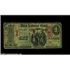 Image 1 : Lewiston, ME - $1 1875 Fr. 383 First NB of Lewiston Ch. # 330The central vignette has been pen-alter