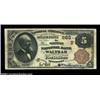 Image 1 : Waltham, MA - $5 1882 Brown Back Fr. 467 The Waltham NB Ch. # (N)688The census shows Originals and P