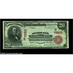 Woburn, MA - $20 1902 Red Seal Fr. 639 Woburn NB Ch. # (N)7550A beautiful companion to the $10 Red S