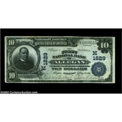 Allegan, MI - $10 1902 Plain Back Fr. 627 The First NB Ch. # (M)1829A lovely note from the only bank