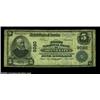Image 1 : Boyne City, MI - $5 1902 Plain Back Fr. 600 The First NB Ch. # 9020A just plain scarce note from the