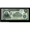 Image 1 : Cassopolis, MI - $10 1902 Plain Back Fr. 627 First NB of Cassopolis Ch. # 1812A nice pen signed larg