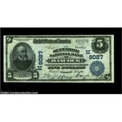 Hancock, MI - $5 1902 Plain Back Fr. 600 The Superior NB Ch. # (M)9087A lovely example from this Upp