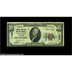 Jackson, MI - $10 1929 Ty. 1 The National Union Bank Ch. # 11289A very scarce bank in small size, wh