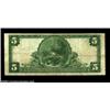 Image 2 : Marine City, MI - $5 1902 Plain Back Fr. 606 The Liberty NB Ch. # 11260A very scarce large note from