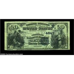 Austin, MN - $20 1882 Date Back Fr. 550 The Citizens NB Ch. # (M)4847An excessively rare bank which.