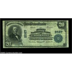 Crookston, MN - $20 1902 Plain Back Fr. 660 The First NB Ch. # 2567A nice evenly circulated large ex