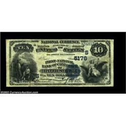 Hattiesburg, MS - $10 1882 Date Back Fr. 546 First-NB of Commerce of Hattiesburg Ch. # (S)5176An unu