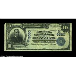 Kansas City, MO - $10 1902 Date Back Fr. 618 The Drovers NB Ch. # (M)9560A scarce and short lived ba