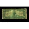 Image 2 : Wahoo, NE - $10 1902 Plain Back Fr. 624 Saunders County NB Ch. # 3118A well-worn but fully intact no