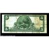 Image 2 : Reno, NV - $5 1902 Plain Back Fr. 606 The Reno NB Ch. # 8424A high grade large Reno note which looks