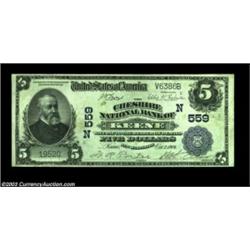 Keene, NH - $5 1902 Plain Back Fr. 598 Cheshire NB of Keene Ch. # (N)559This well centered note has.