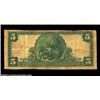 Image 2 : Lodi, NJ - $5 1902 Plain Back Fr. 600 The First NB Ch. # (E)9420A bank which underscores the mistake