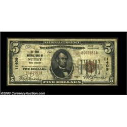 Nutley, NJ - $5 1929 Ty. 1 FNB of Nutley Ch. # 11409This example is from one of the two Federally ch