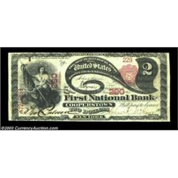 Cooperstown, NY - $2 1875 Fr. 391 The First NB Ch. # 280The new Kelly census shows just two Lazy Two