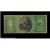 Image 2 : Delhi, NY - $1 Original Fr. 380 The Delaware NB Ch. # 1323A very scarce early note from this well co