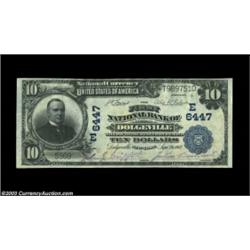 Dolgeville, NY - $10 1902 Plain Back Fr. 624 The First NB Ch. # (E)6447A most attractive piece from.