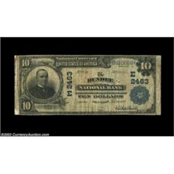 Dundee, NY - $10 1902 Plain Back Fr. 633 The Dundee NB Ch. # (E)2463A very rare note from a bank whi