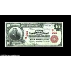 Franklin, NY - $10 1902 Red Seal Fr. 613 The First NB Ch. # (E)282A lovely example which was one of.
