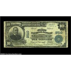 Gouverneur, NY - $10 1902 Plain Back Fr. 633 The First NB Ch. # 2510A nice problem free Fine example