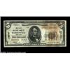 Image 1 : Harrisville, NY - $5 1929 Ty. 2 The First NB Ch. # 10767A scarce note, but with a bit of light stain