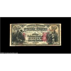 Homer, NY - $20 1875 Fr. 434 The First NB Ch. # 2398First Charters and Brown Backs only from this Co
