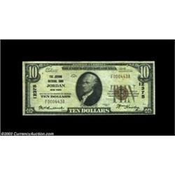 Jordan, NY - $10 1929 Ty. 1 The Jordan NB Ch. # 12375A nice high grade small example to complement t