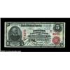 Image 1 : Morristown, NY - $5 1902 Red Seal Fr. 587 The Frontier NB Ch. # 8371Three large notes make up the en