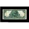 Image 2 : Morristown, NY - $5 1902 Red Seal Fr. 587 The Frontier NB Ch. # 8371Three large notes make up the en