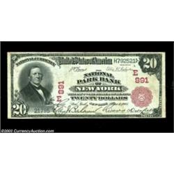 New York, NY - $20 1902 Red Seal Fr. 639 The National Park Bank Ch. # (E)891A by no means common typ