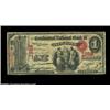Image 1 : New York, NY - $1 Original Fr. 380 The Continental NB Ch. # 1389A nice evenly circulated ace which i
