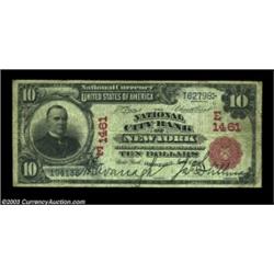 New York, NY - $10 1902 Red Seal Fr. 614 The National City Bank Ch. # (E)1461A nice Red Seal with go